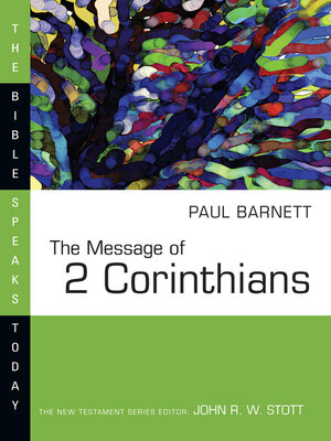 cover image of The Message of 2 Corinthians
